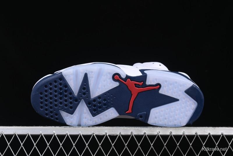 Nike Air Jordan 6 Retro "Olympic" Basketball Shoes - CT8529-164