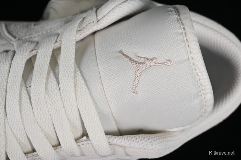 Nike Air Jordan 1 Low AJ1 Casual Sneakers in Earth Gray - FQ3055-100