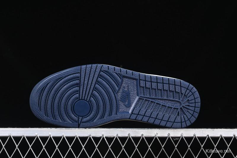 Nike Travis Scott x Fragment Design x Air Jordan 1 Low OG SP AJ1 Moncler Collaboration White Grey Low Top Casual Sneakers - AG3702-806