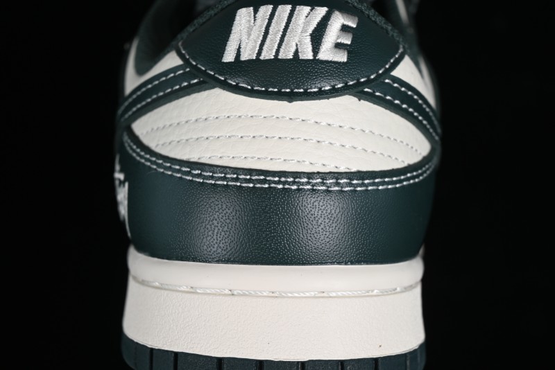 Nike SB Dunk Low Stussy Collaboration - Navy Starry Sky Anniversary Custom Low-Top Casual Skate Shoes - BB9898-003