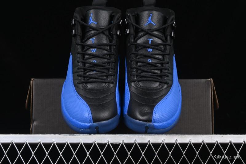 Nike Air Jordan 12 Retro Basketball Shoes with Game Royal Colorway - 130690-014