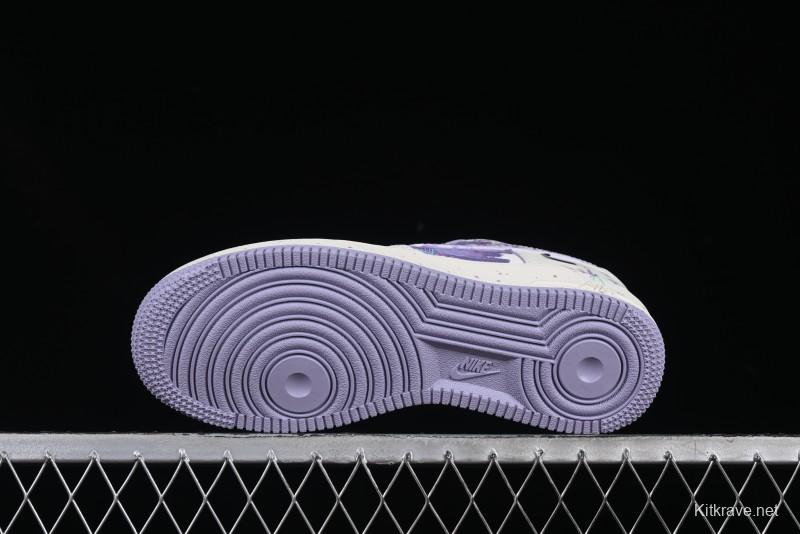 Nike Air Force 1'07 Low Casual Sneakers Purple Butterfly - FB1839-213