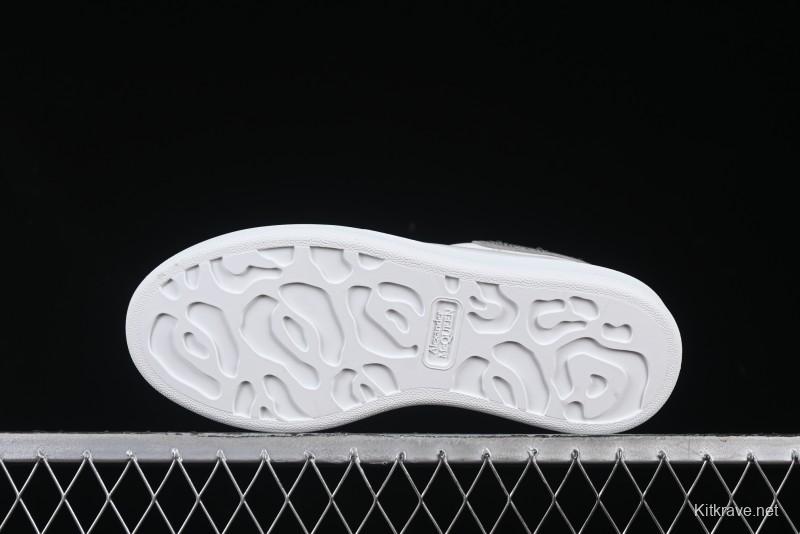 Alexander McQueen Oversized Sneakers with White Rhinestones - D.E5