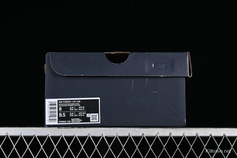 Nike Air Force 1 '07 Low Casual Sneakers with Full-Length Air Cushion - FN5832-100