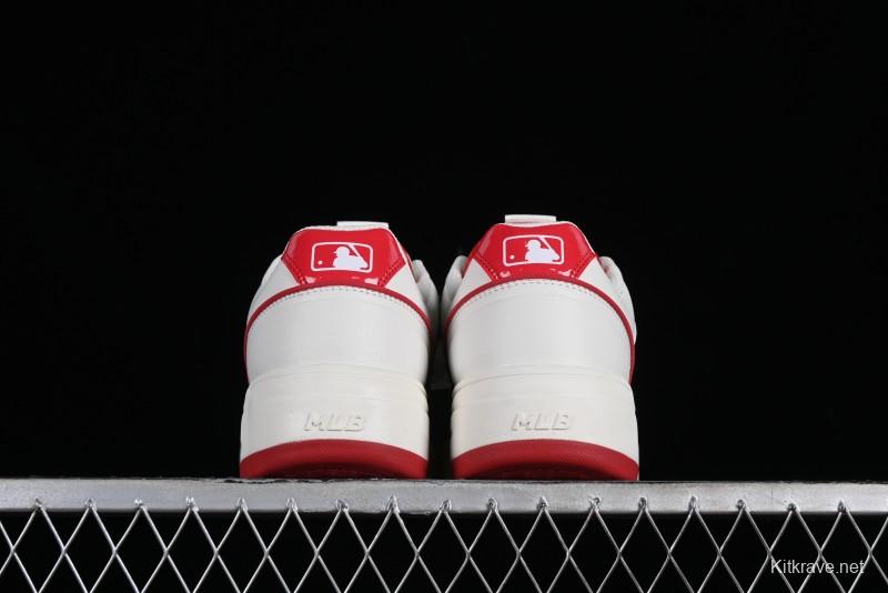 MLB Chunky Liner Basic New York Yankees Thick Sole Casual Sneakers with 6cm Height Increase - 3ASXCA12N43RDS