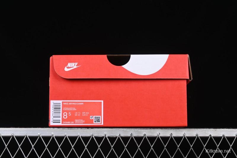 Nike Air Max Dawn Retro Running Shoes with Enhanced Cushioning and Structural Design - DV3489-100
