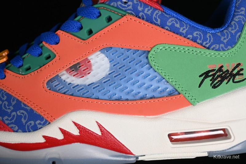 Nike Air Jordan 5 Low Doernbecher Retro Basketball Shoes - DR6287-486