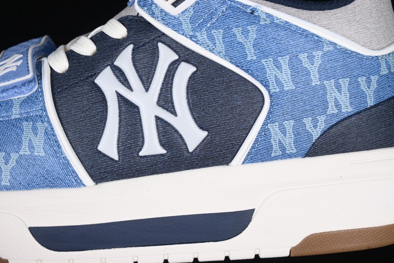 New York Yankees MLB Chunky Liner Lightweight Platform Sneakers with 6cm Height Increase - 3ASXCHL4N50BLS