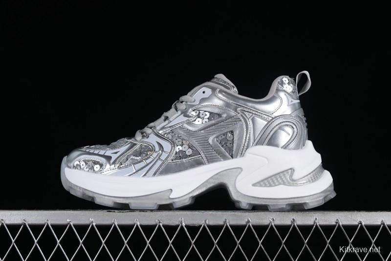 GG-CC Casual Sandals with Asymmetric Design and Cool Functional Style - 70119-3 Silver