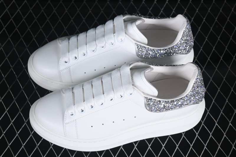 Alexander McQueen Oversized Sneakers with White Crystals - D.E5