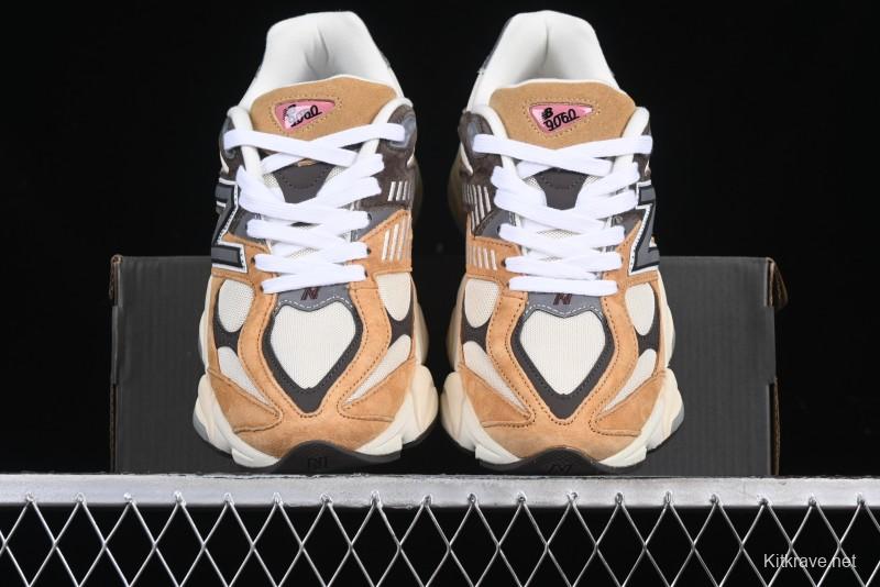 New Balance 9060 Retro Casual Running Shoes with ABZORB Cushioning - U9060WOR