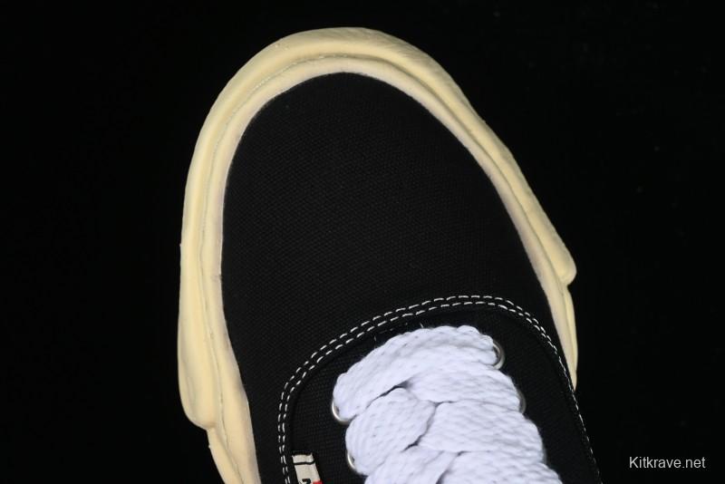 Wayne Original Sole Leather Low Sneaker with Deconstructed Ice Cream Sole - W.E5