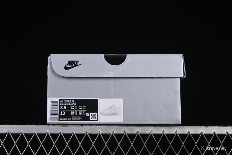 Nike Air Force 1 '07 Low Thermochromic Blue and White China Style Casual Sneakers - ZH0316-055