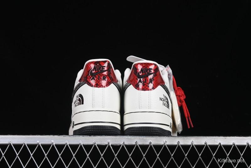 Nike Air Force 1 '07 Low The North Face Collaboration Year of the Snake Limited Edition Silver Snake Casual Sneakers - CH6336-521