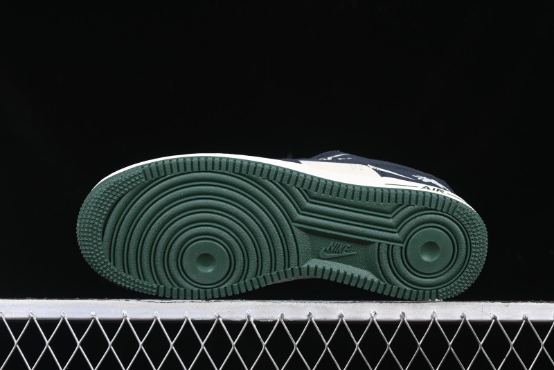 Nike Air Force 1 '07 Low Stussy Collaboration Explosive Blue Low-Top Casual Sneakers - KK1988-040