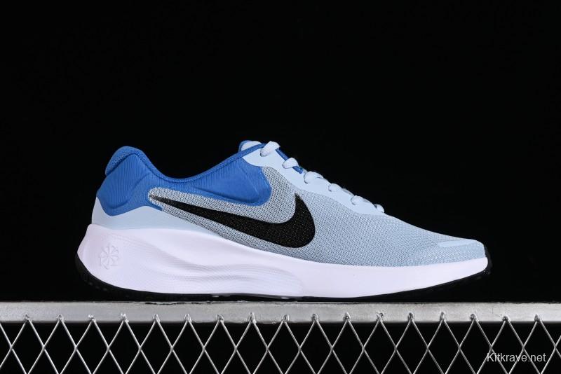 Nike Revolution 7 Wide Low-Top Running Shoes with Breathable Mesh and Durable Cushioning - FB2207-402