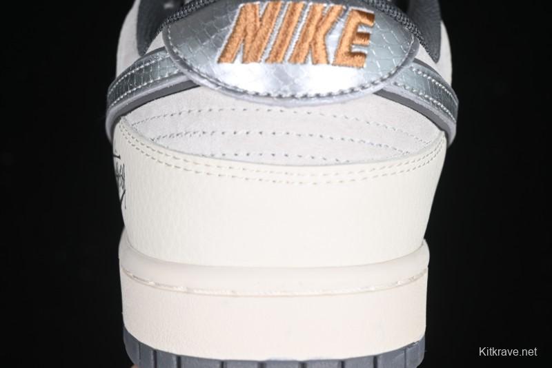 Nike SB Dunk Low Stussy Snake Year Collaboration Anniversary Edition Low-Top Casual Sneakers - DM6868-008
