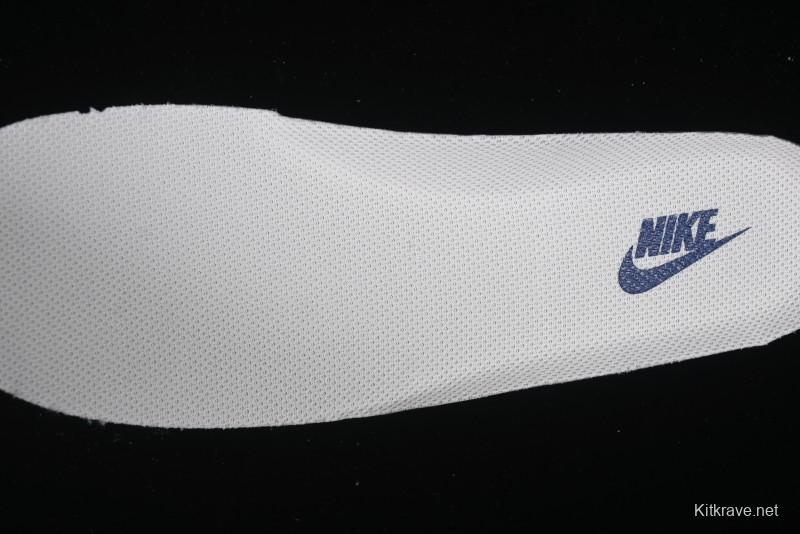 Nike Air Force 1 '07 Low Stussy Collaboration Grey Blue Swoosh Casual Sneakers - XZ3318-088