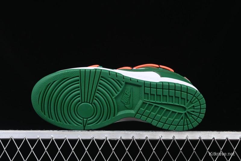 Off-White x Futura x Nike Dunk Low OW Collaboration Sneakers - CT0856-100