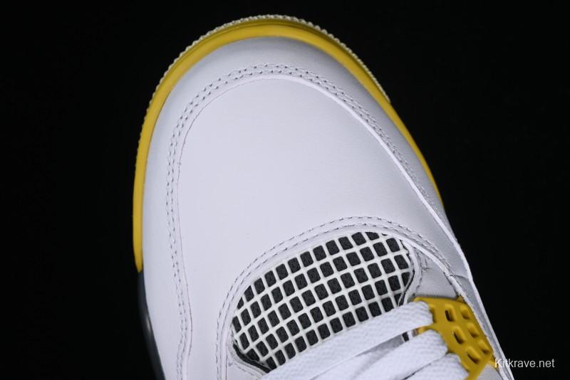 Nike Air Jordan 4 Retro Vivid Sulfur Basketball Shoes - AQ9129-101