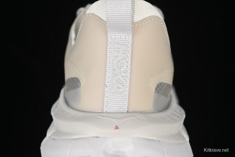 HOKA ONE ONE Satisfy Running Mafate Trail Low-Cut Cushioned Outdoor Hiking Shoes - 1157050 BONE