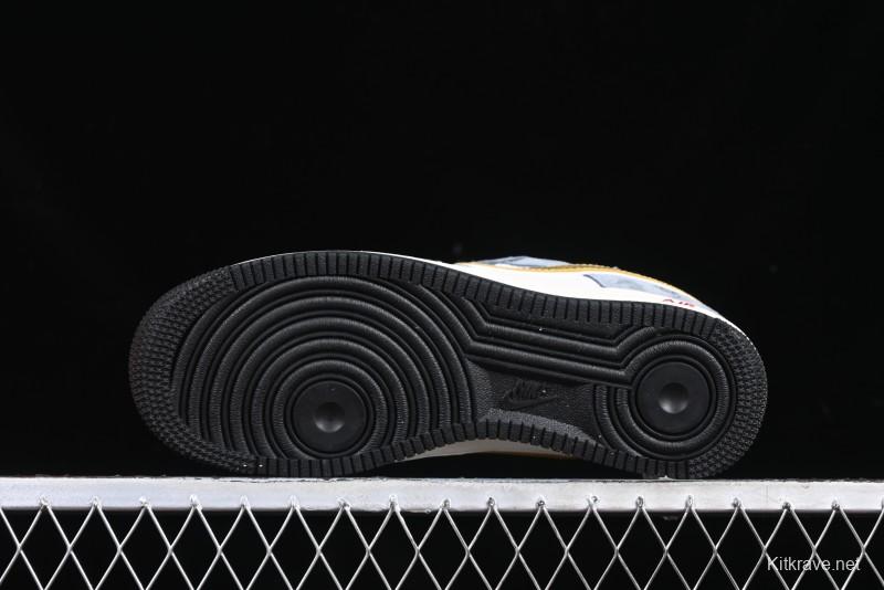 Nike Air Force 1 '07 Low Year of the Snake Limited Edition Golden Snake Scale Low-Top Casual Sneakers - XZ2025-688