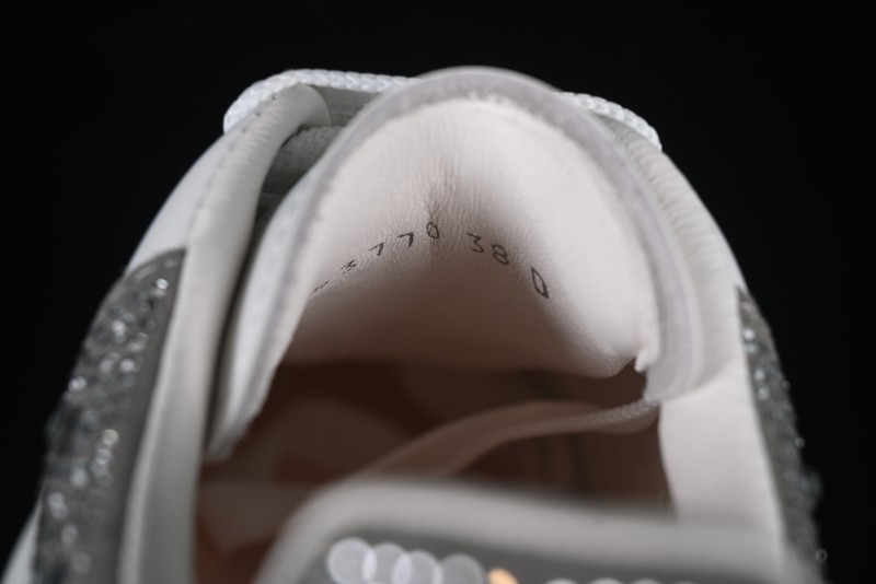Alexander McQueen Oversized Sneakers with White Rhinestones - D.E5