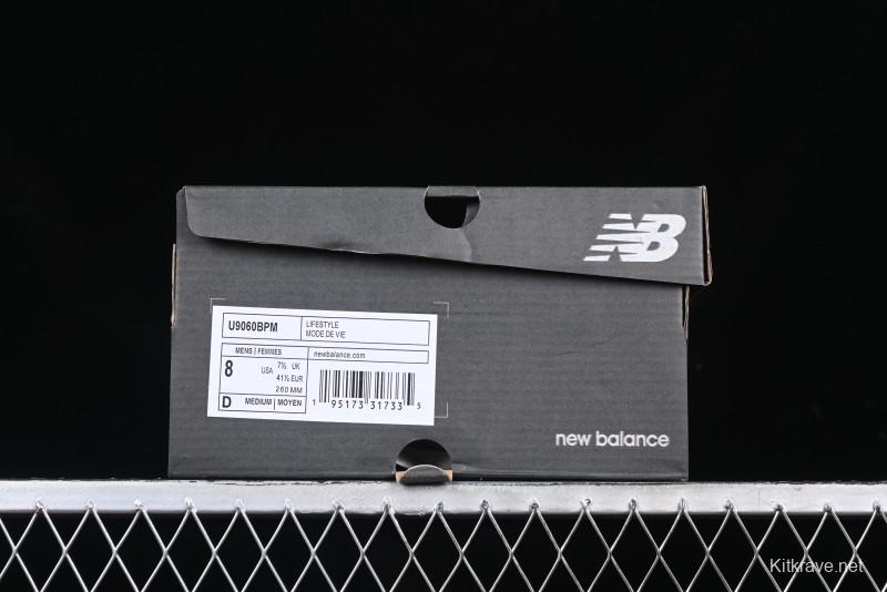 New Balance 9060 Retro Casual Running Sneakers with ABZORB Cushioning Technology - U9060BPM