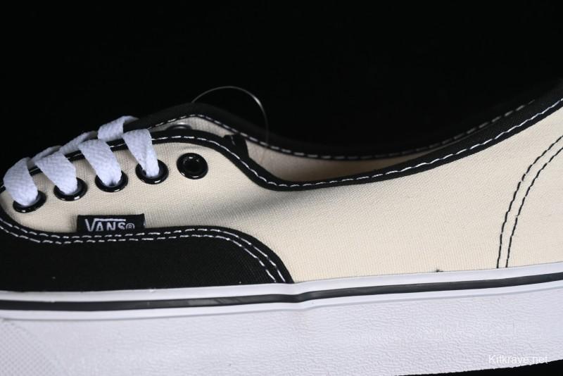 Vans Authentic Peace Dove Series Classic Canvas Patchwork Low-Top Skate Shoes - VN0009VBPB