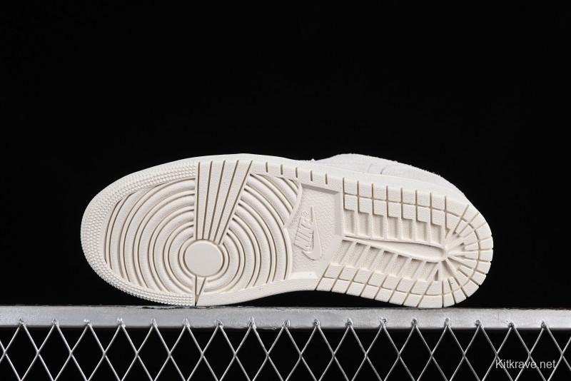 Nike Air Jordan 1 Low AJ1 Casual Sneakers in Earth Gray - FQ3055-100