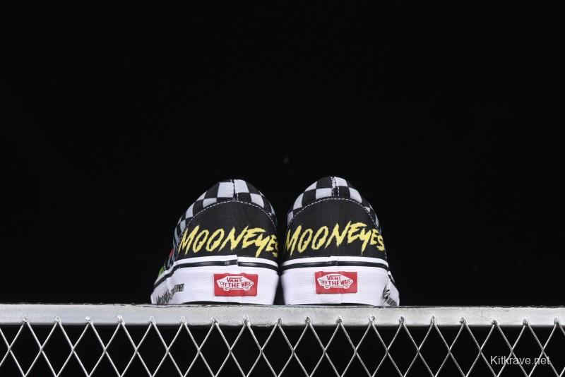 Mooneyes x Vans Slip-On Low-Top Casual Skate Shoes - VN000CP6BHG