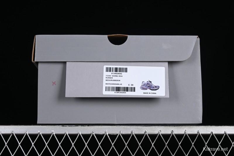Balenciaga Runner Kith Four Color Retro Casual Shoes - W3RMU9034