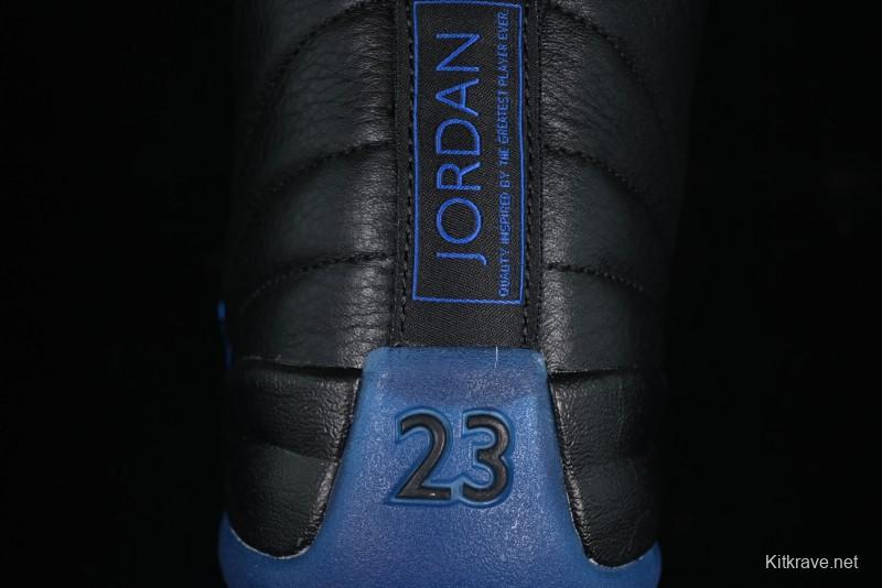 Nike Air Jordan 12 Retro Basketball Shoes with Game Royal Colorway - 130690-014