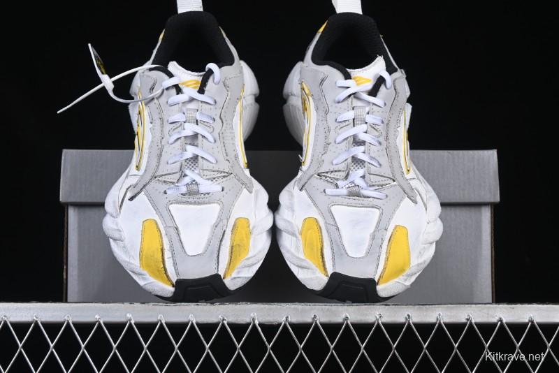 Balenciaga Monday Calf Leather Round Toe Lace-Up Low-Top Casual Shoes - WDWTS1971