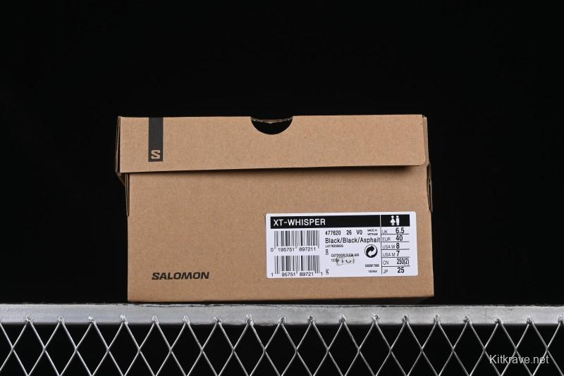 Salomon XT-Wings 2 All-Black Trail Running Sneakers - Sleek Performance and Style