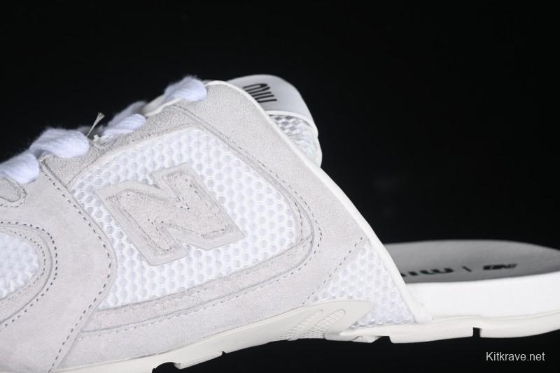 MiuMiu x New Balance 530 Series Low-Top Classic Retro Casual Slip-On - 530