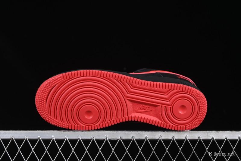 Nike Air Force 1'07 Low Stussy Collaboration Passion Orange Low-Top Casual Sneakers - DF0188-044