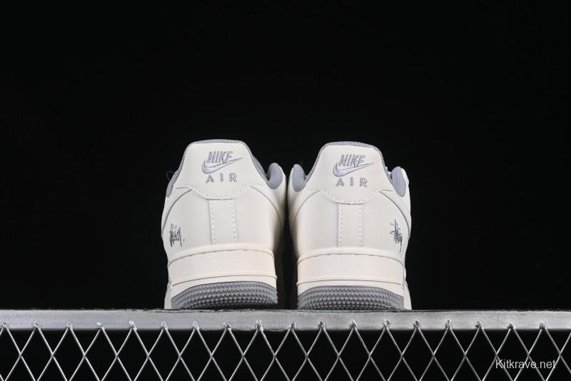 Nike Air Force 1 Low x Stussy "Light Bone and Grey" – Premium Collaboration Sneakers