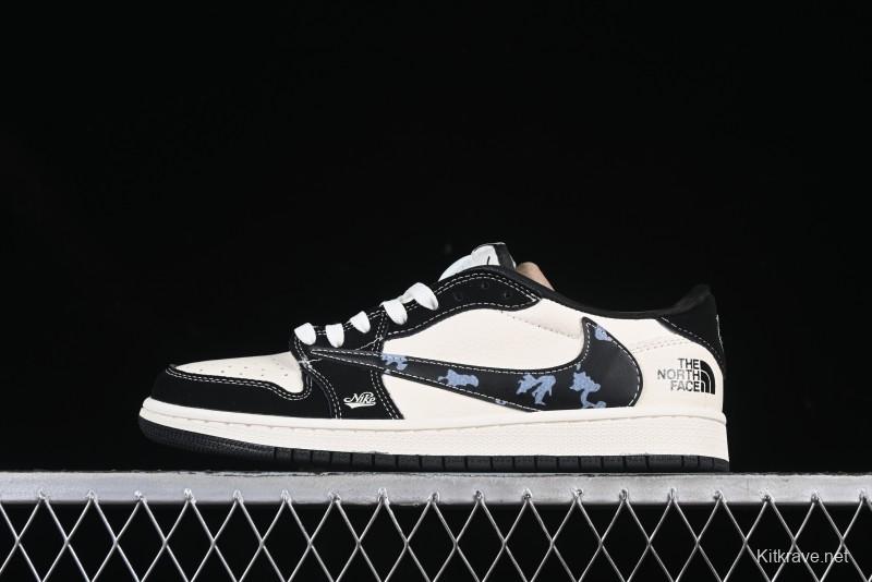 Nike Travis Scott x Fragment Design x Air Jordan 1 Low OG SP AJ1 Low Top Casual Sneakers - XS2024-021