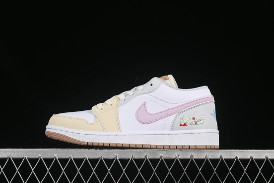 Nike Air Jordan 1 Low AJ1 Plant Embroidery Casual Sneakers - IB8861-151