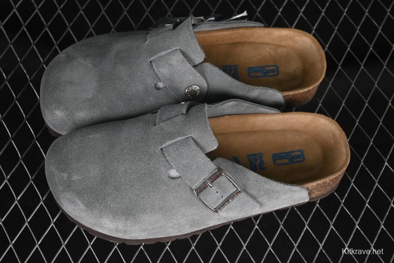 Birkenstock Arizona Soft Footbed Sandals with Suede Leather and Lambswool Lining - G.D4