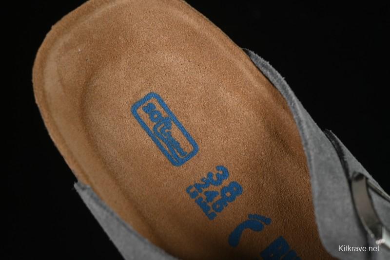 Birkenstock Arizona Soft Footbed Sandals with Suede Leather and Lambswool Lining - G.D4