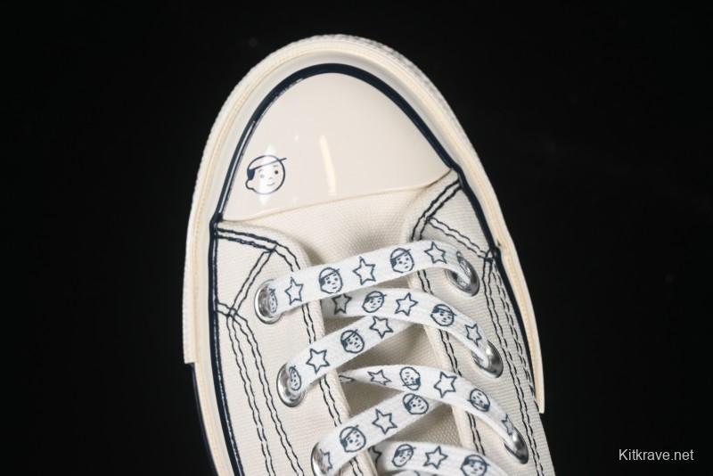 Converse Chuck Taylor All Star 1970s High Top Canvas Sneakers with Noritake Hand-Drawn Elements - A15787C