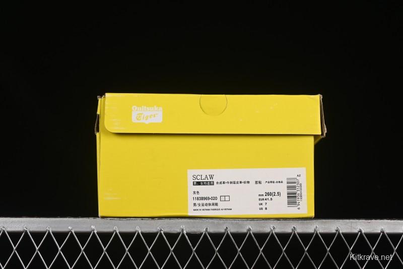 Onitsuka Tiger Sclaw Comfortable Versatile Slip-Resistant Low-Top Lifestyle Casual Shoes - 1183B969-020