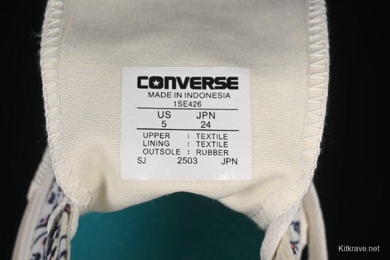 Converse Chiikawa x Converse All Star CM Hi Usagi Emoji Collaboration High Top Casual Sneakers - 1SE426