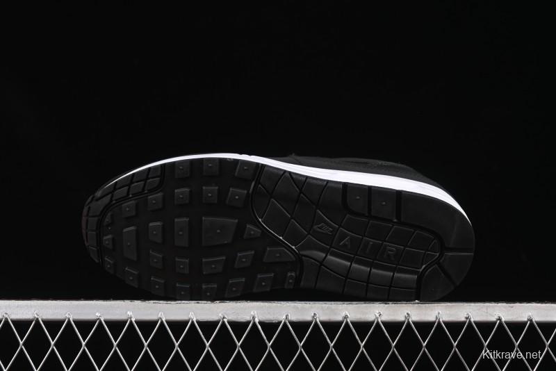 Nike Air Max 1 Retro Running Shoes with Half-Sole Air Cushion - 875844-001