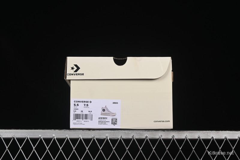 Converse Chuck Taylor All Star 1970s High Top Canvas Sneakers with Noritake Hand-Drawn Elements - A15787C