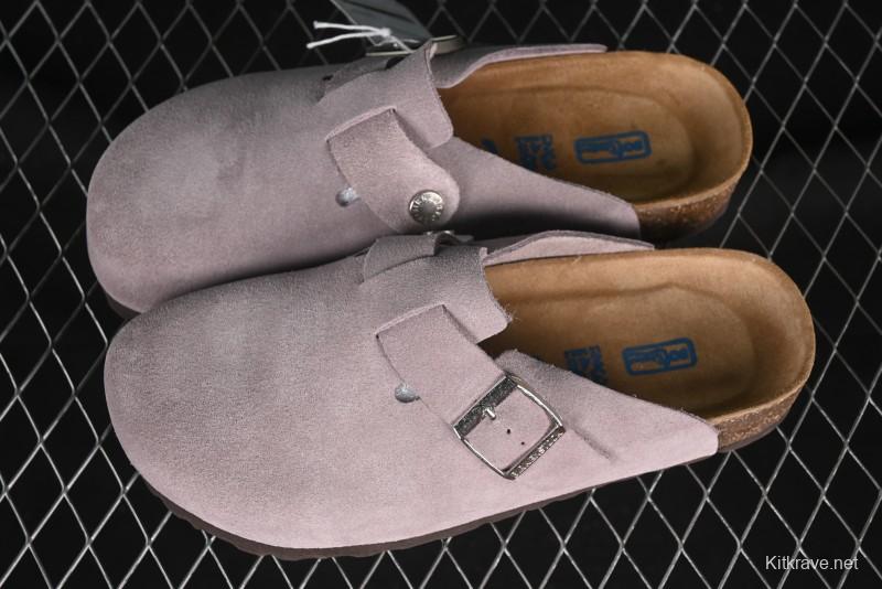 Birkenstock Arizona Soft Footbed Sandals with Suede Leather and Lambswool Lining - G.D4