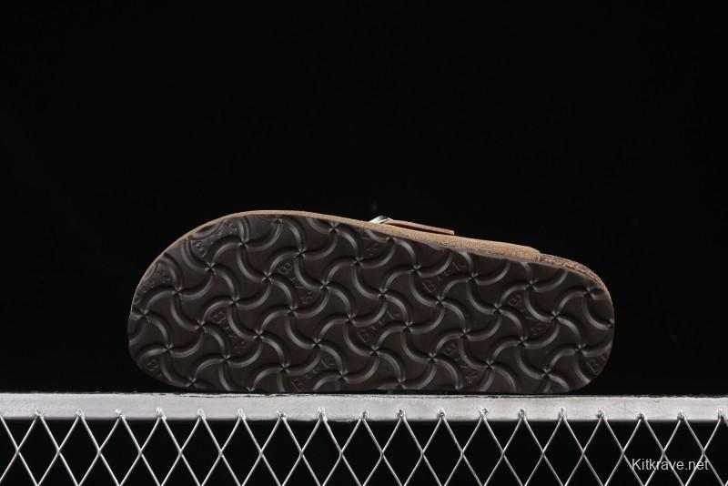 Birkenstock Arizona Soft Footbed Sandals with Suede Leather and Lambswool Lining - G.D4