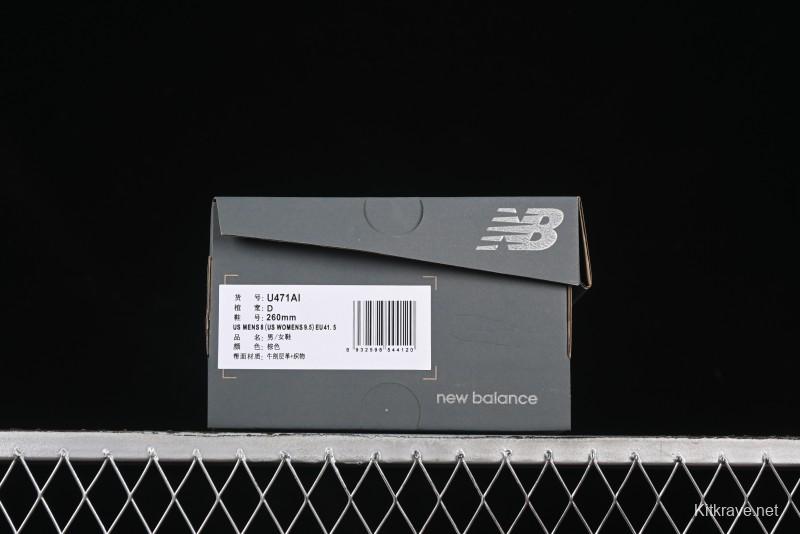 New Balance 471 Series Fabric and Leather Casual Lifestyle Shoes - U471AI